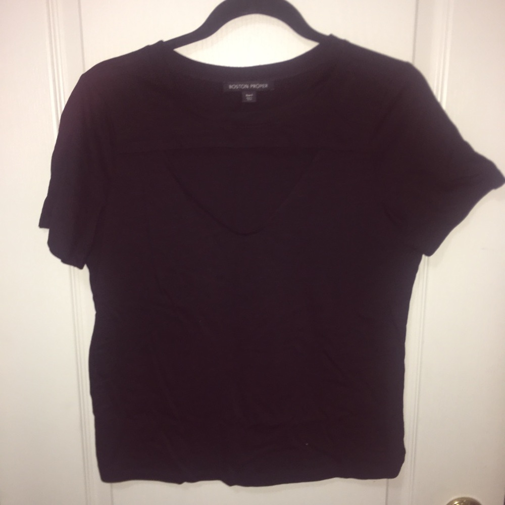 Boston proper cut out T-shirt